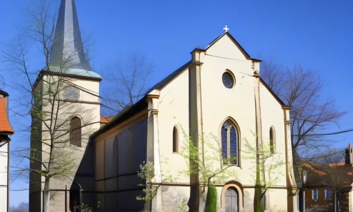 Kostel svatého Jakuba Většího (Srbeč) – jaro
