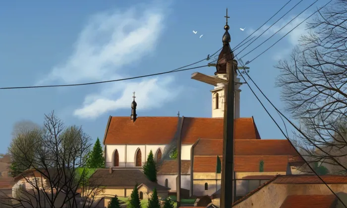 kostel svatého Jiljí (Moravské Budějovice) – jaro