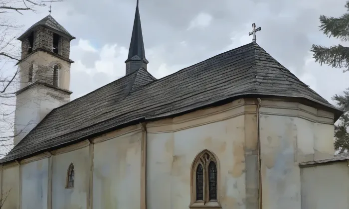 Kostel svatého Mikuláše (Nový Jičín) – akvarel