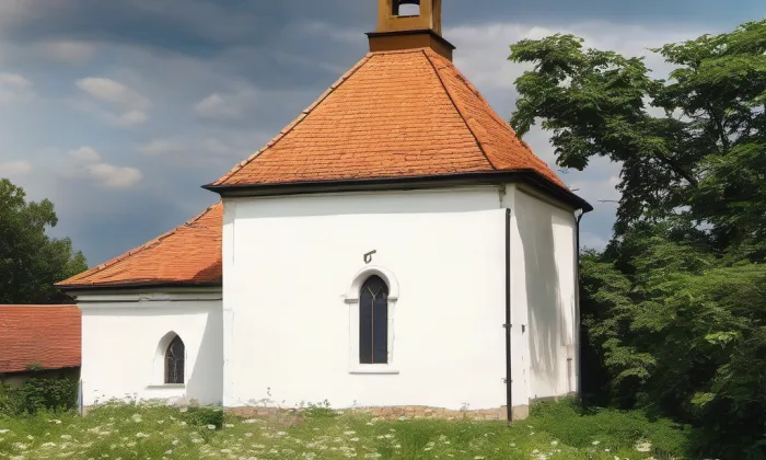 Kostel svatého Mikuláše (Svatý Mikuláš, okres Kutná Hora) – léto
