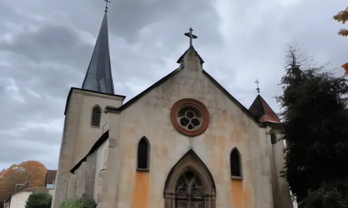 Kostel Všech svatých – podzim