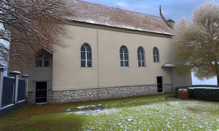 kostel Zvěstování Páně – zima