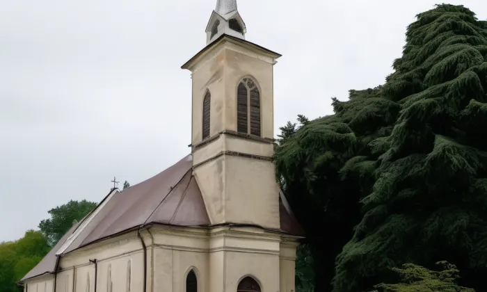 Kostel Zvěstování Panny Marie – zima