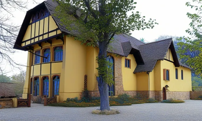 Kotěrova vila (Bechyně) – iluminace