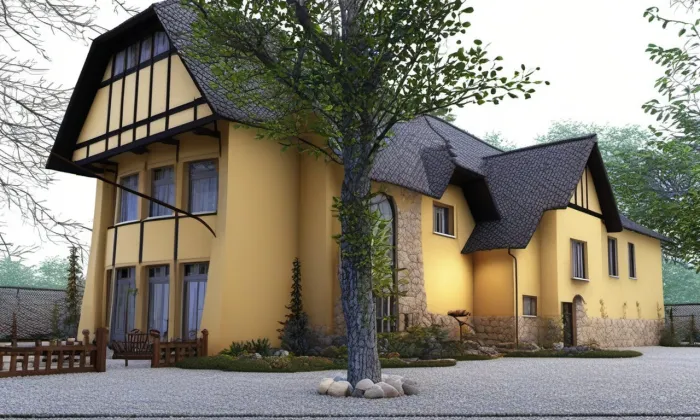 Kotěrova vila (Bechyně) – noc
