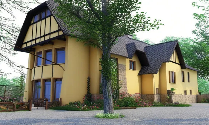 Kotěrova vila (Bechyně) – léto
