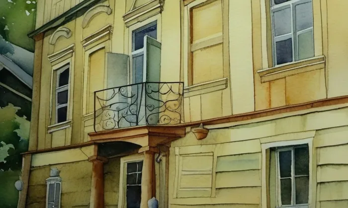 Koulka – akvarel