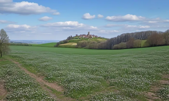 Kozel (hradiště, okres Beroun) – jaro