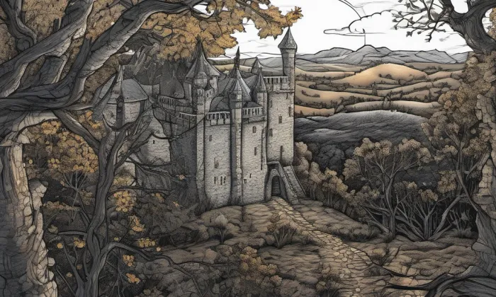 Kozlov (hrad, okres Třebíč) – noc
