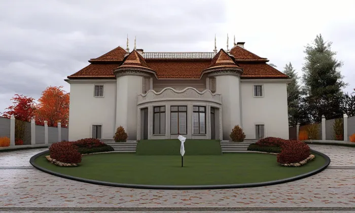 Kramářova vila – podzim