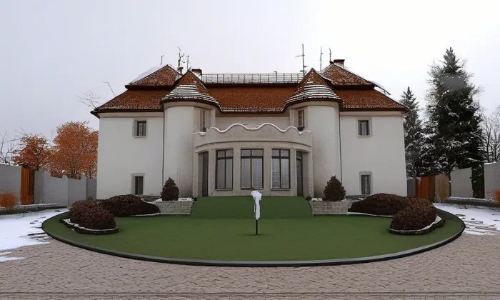 Kramářova vila – zima