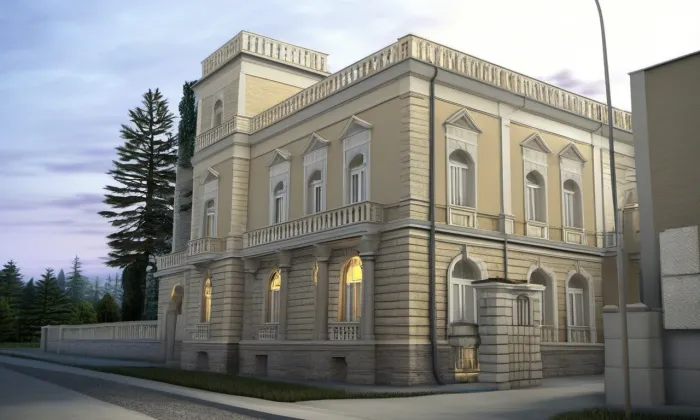 Kunzova vila – noc