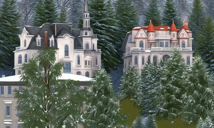 lázeňský dům Balmoral - Osborne – zima