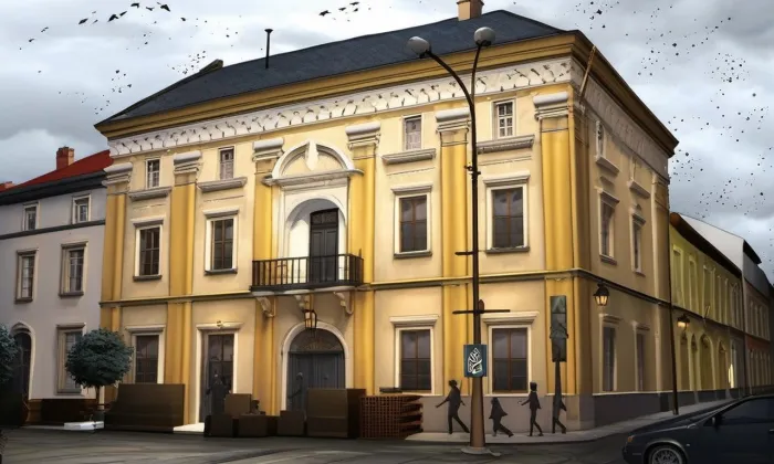 Langův dům – noc