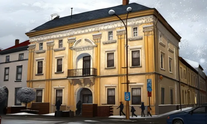 Langův dům – zima