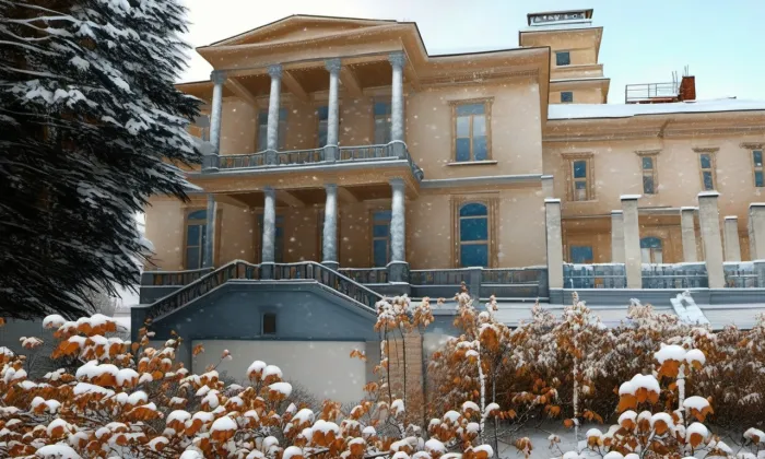 Lannova vila – zima