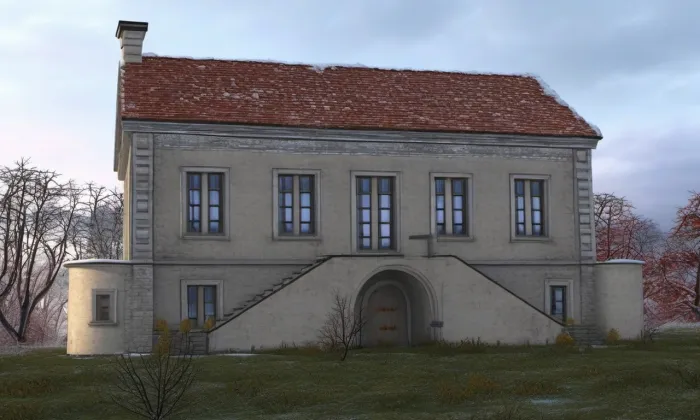 Letohrádek Portz – zima