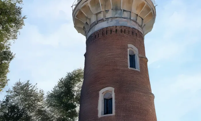 Libeňská vodárenská věž – akvarel