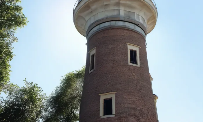 Libeňská vodárenská věž – léto