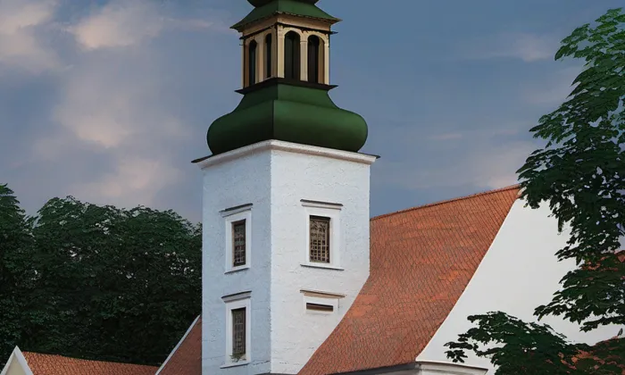 Lomnická radnice – léto