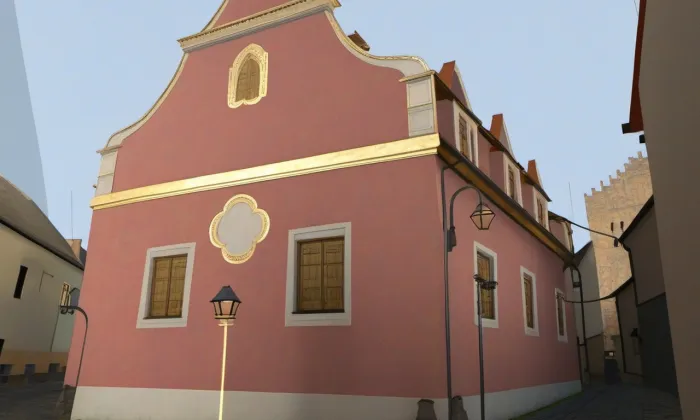 Měšťanský dům (Tábor, 1000149251) – iluminace