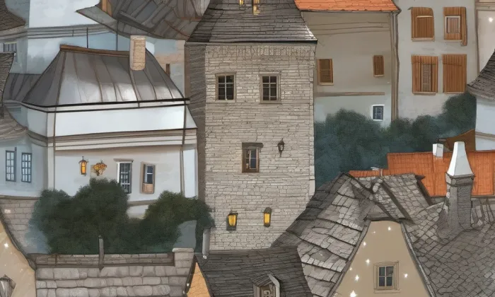 Městské opevnění (Dvůr Králové) – noc