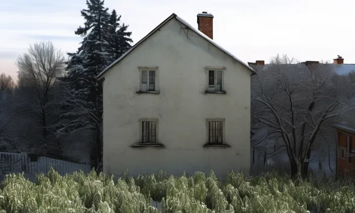 Městské opevnění (Horšovský Týn) – zima