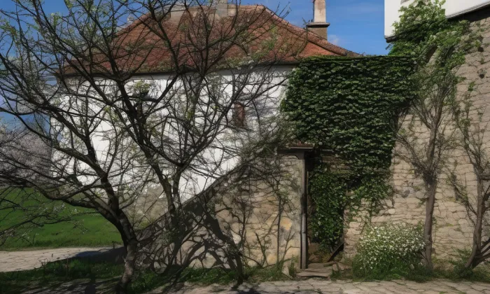 Městské opevnění (Písek) – jaro
