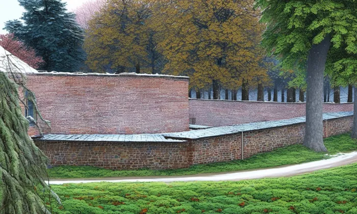 Městské opevnění (Soběslav) – zima