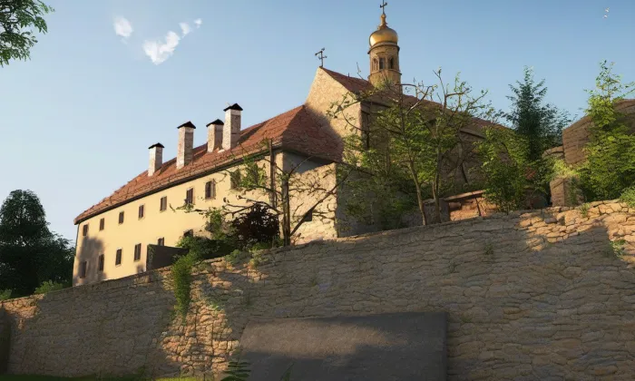 městské opevnění Mělníka – léto