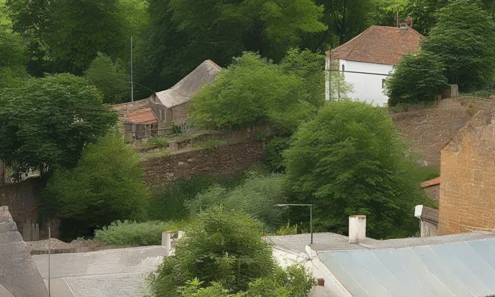 Městské opevnění ve Stříbře – léto