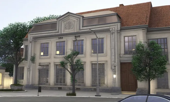 Městská spořitelna (Moravské Budějovice) – noc