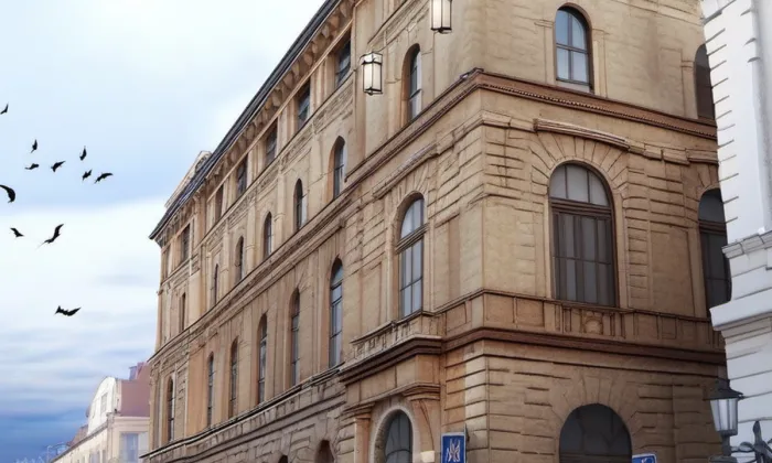 Městská spořitelna pražská v Rytířské ulici – noc