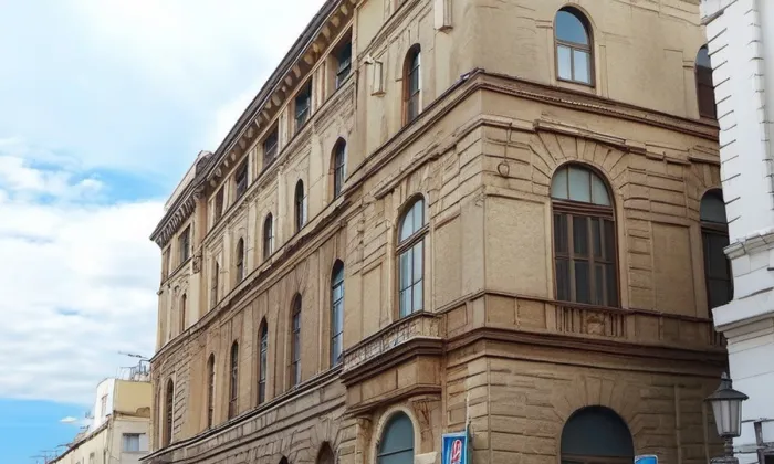 Městská spořitelna pražská v Rytířské ulici – léto