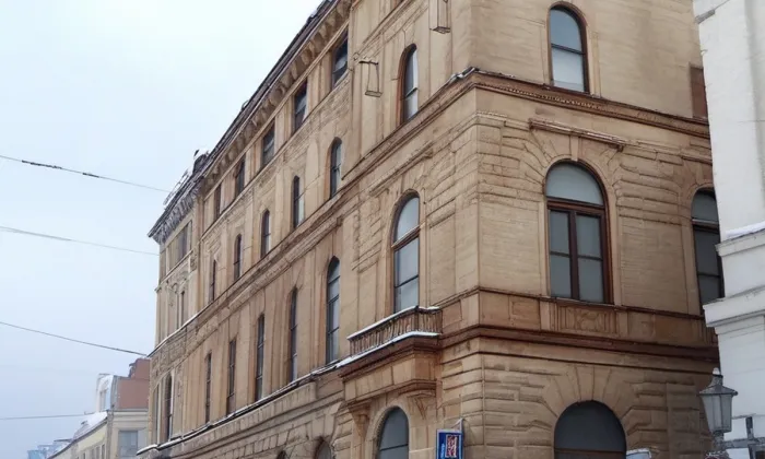 Městská spořitelna pražská v Rytířské ulici – zima