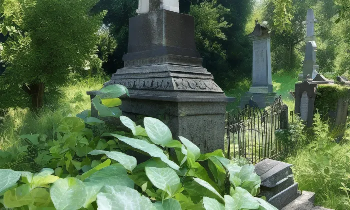 Nový židovský hřbitov v Benešově – léto