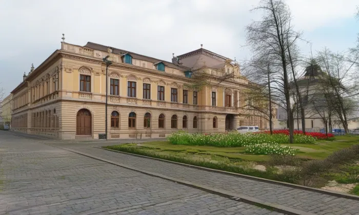 Nová radnice (Josefov) – jaro