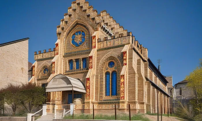 Nová synagoga ve Velkém Meziříčí – iluminace
