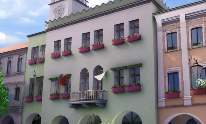 Novojičínská radnice – jaro