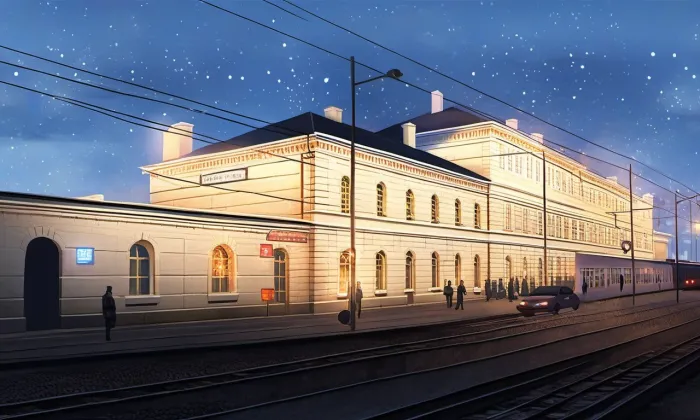 Opava východ – noc