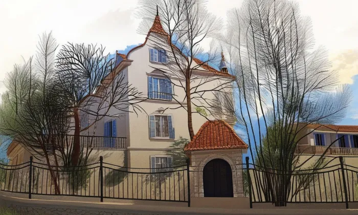 Püschnerova vila – léto