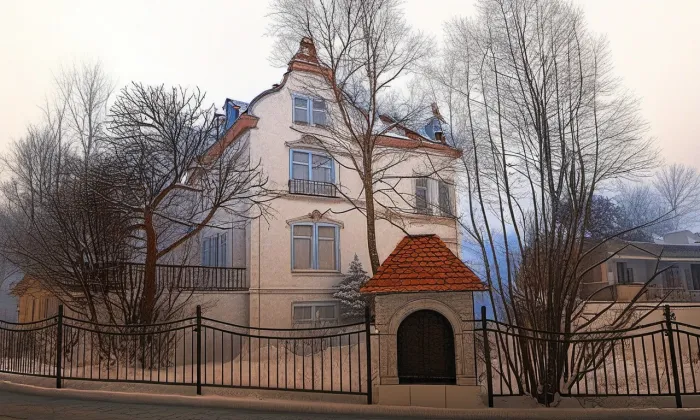Püschnerova vila – zima