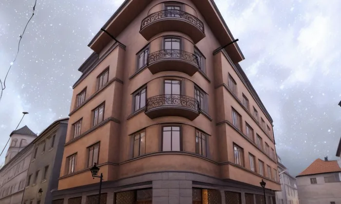 palác Fénix (České Budějovice) – noc