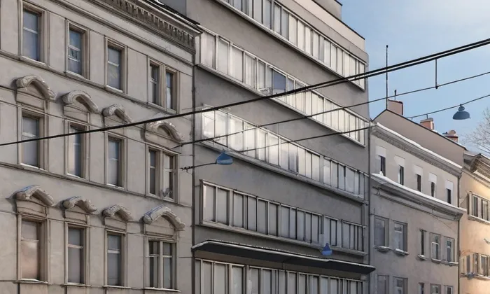 Palác Letná – zima