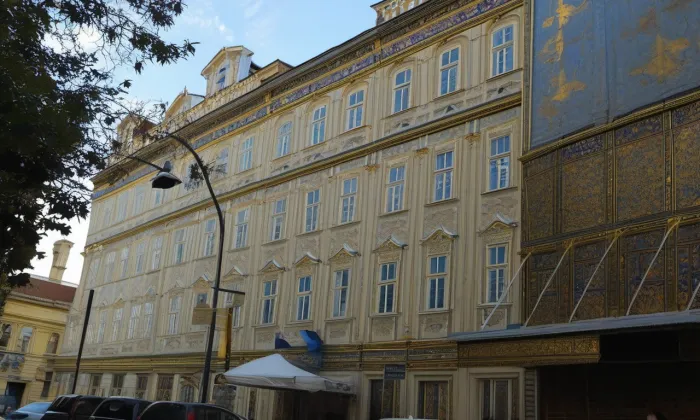 Palác Porgesů z Portheimu – iluminace
