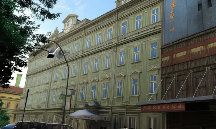 Palác Porgesů z Portheimu – léto