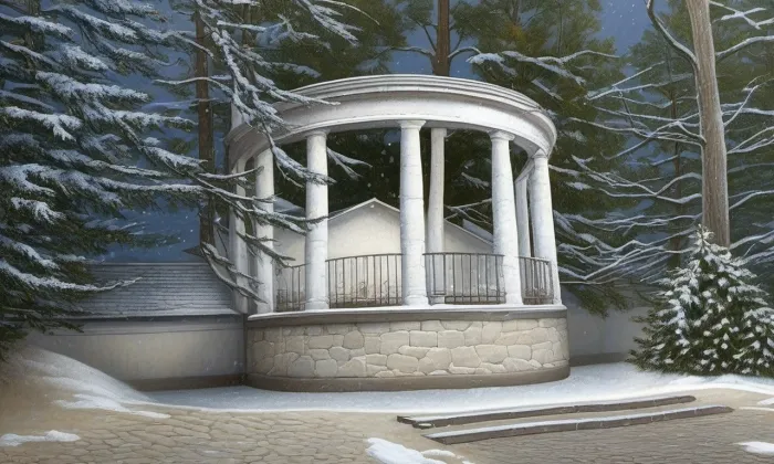 Památník Friedricha Schillera – zima