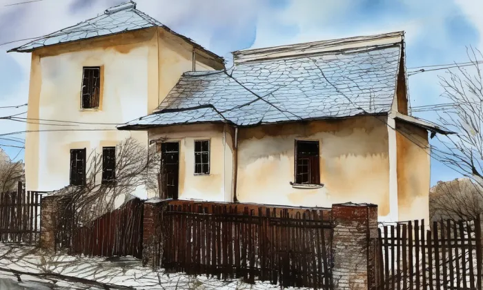 Památník Leoše Janáčka (Hukvaldy) – akvarel
