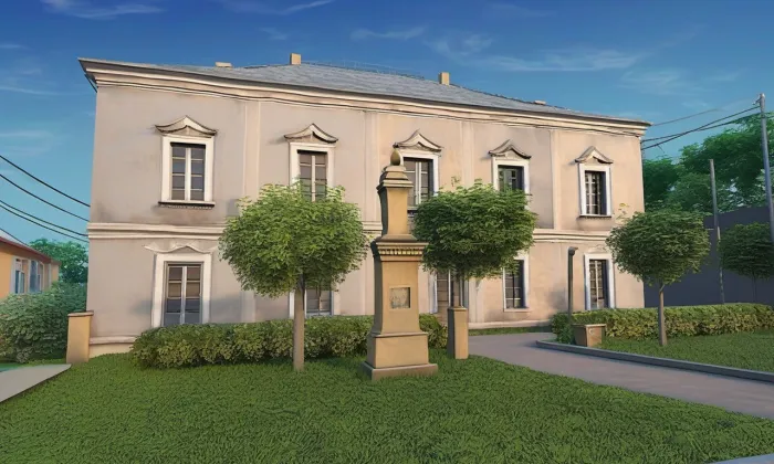 panský dům - majorát v Chlumci nad Cidlinou – léto