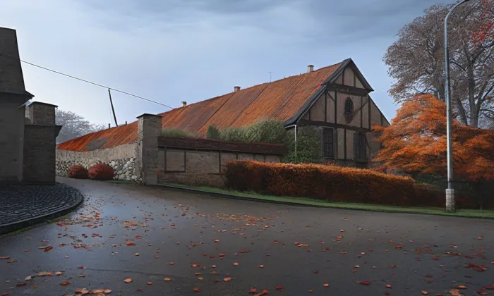 Panský dvůr, Vinoř – podzim